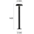Торшер LED Deva Black4